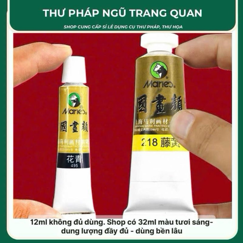 Màu vẽ thủy mặc tuýp to 32ml
