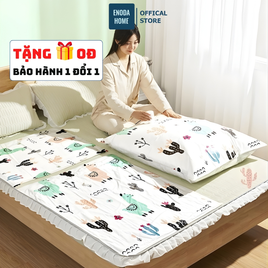 [Tặng Túi] Túi Hút Chân Không Quần Áo ENODA HOME, Túi Đựng Quần Áo, Chăn Nệm Hút Chân Không Nhiều Kích Thước L011