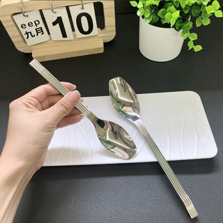 Thìa ăn cơm súp M10 inox 304 cao cấp không gỉ an toàn cho sức khỏe
