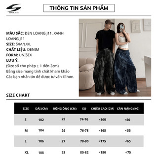 [SẢN PHẨM MỚI] Quần Jeans Loang Ống Cong SSS.A Đứng Form Phong Cách Retro Tôn Dáng Độc Lạ Được Xử Lý Kĩ Xu Hướng Hot