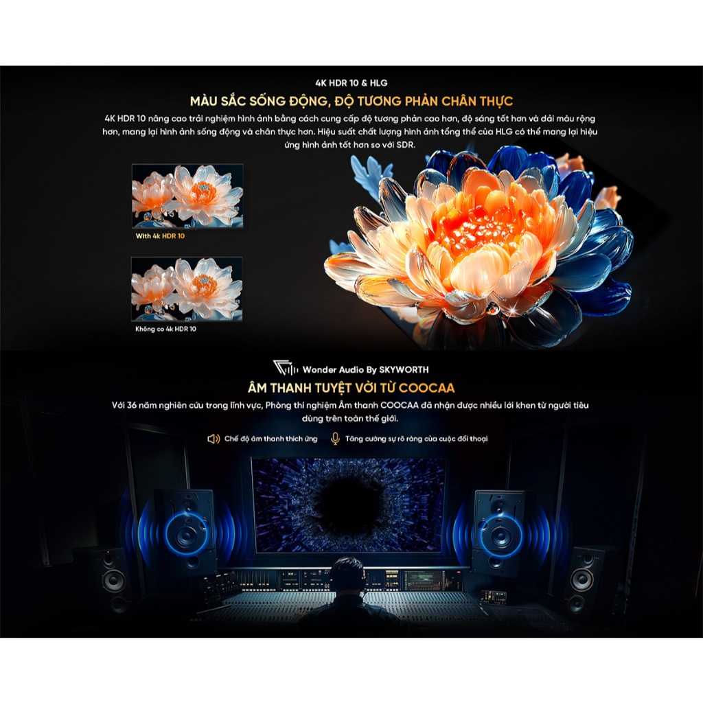 [Miễn phí lắp đặt HN-HCM] Google Tivi Coocaa 4K 65 Inch - Model 65Y84 | BigBuy360 - bigbuy360.vn