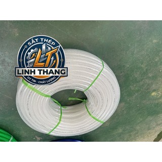 Cuộn 50m dây ống nước lưới dẻo trong suốt phi 21 hàng tốt (kích thước ống tính phỉ bì)
