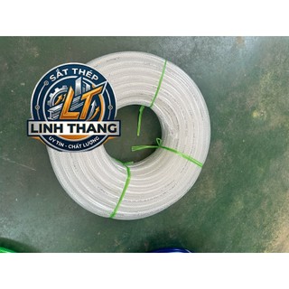 Cuộn 50m dây ống nước lưới dẻo trong suốt phi 21 hàng tốt (kích thước ống tính phỉ bì)