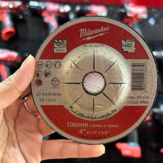 Đá mài kim loại Milwaukee 49-94-8410A 100x6x16mm (4") dùng cho máy mài góc độ bền cao , khả năng mài mạnh mẽ, ổn định