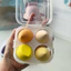 set bông mút đánh nền 4 bông màu ngẫu nhiên