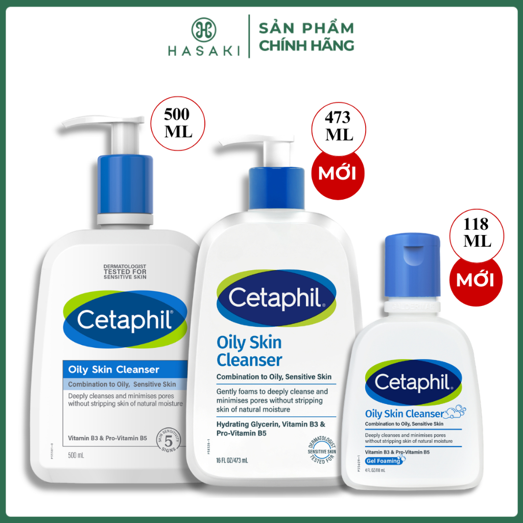 [DAILY] Sữa Rửa Mặt Dịu Lành Cho Da Nhạy Cảm Cetaphil Gentle Skin Cleanser Hasaki Sản Phẩm Chính Hãng