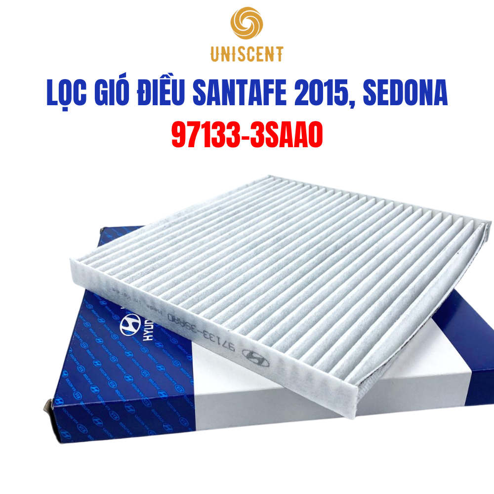 Combo 3 Lọc Điều Hòa- Động Cơ- Lọc Nhớt SantaFe/ Sorento Máy Dầu ( 263202F000,971333SAA0,281132W300)