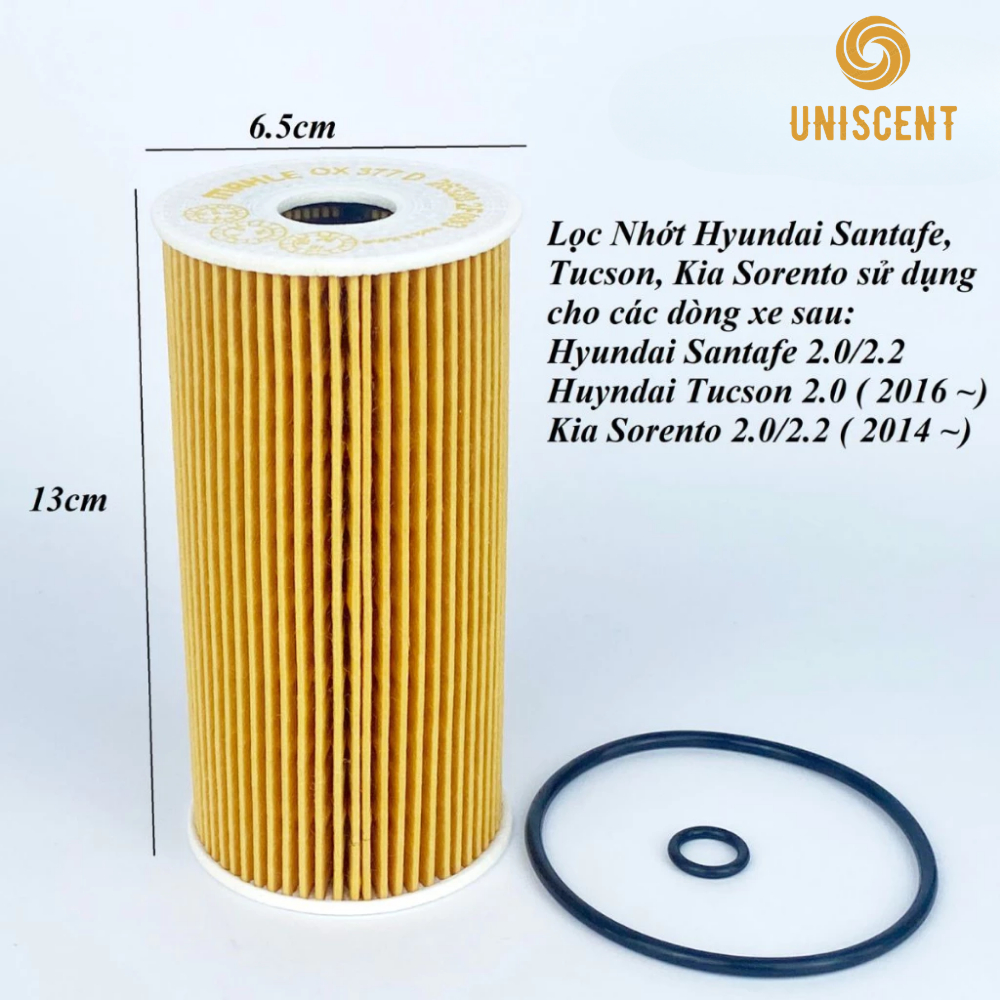 Combo 3 Lọc Điều Hòa- Động Cơ- Lọc Nhớt SantaFe/ Sorento Máy Dầu ( 263202F000,971333SAA0,281132W300)
