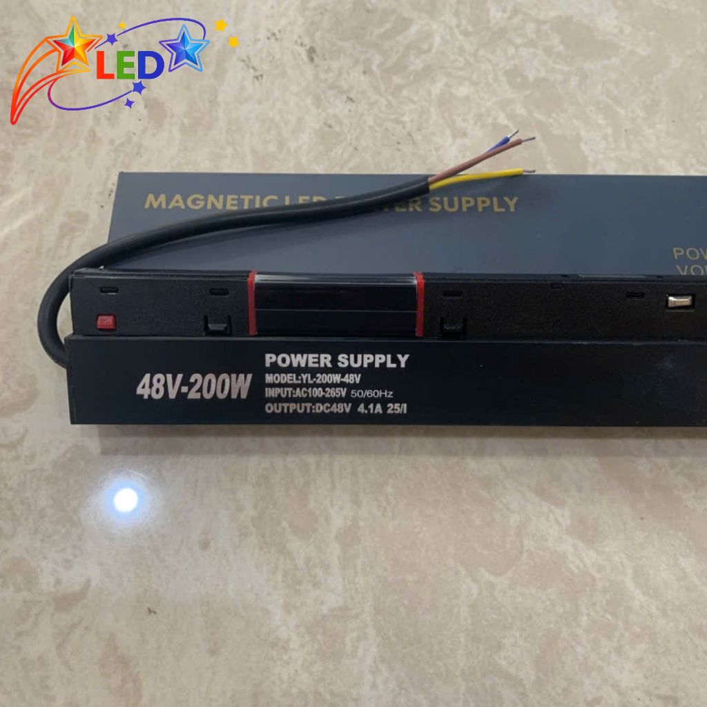 Bộ Nguồn Cho Thanh Ray Nam Châm 48V Công Suất 100W - 200W-300W | Hiệu Suất Ổn Định, An Toàn