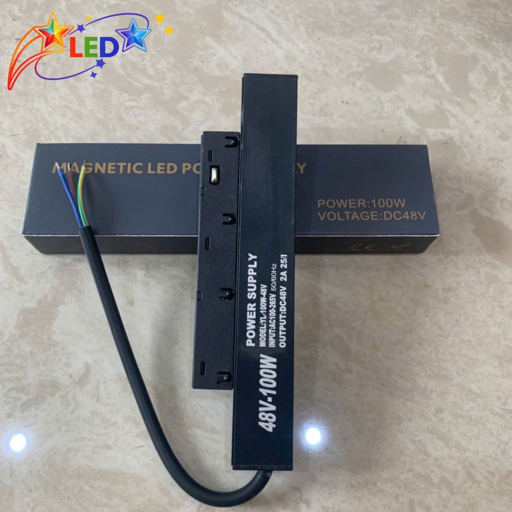 Bộ Nguồn Cho Thanh Ray Nam Châm 48V Công Suất 100W - 200W-300W | Hiệu Suất Ổn Định, An Toàn
