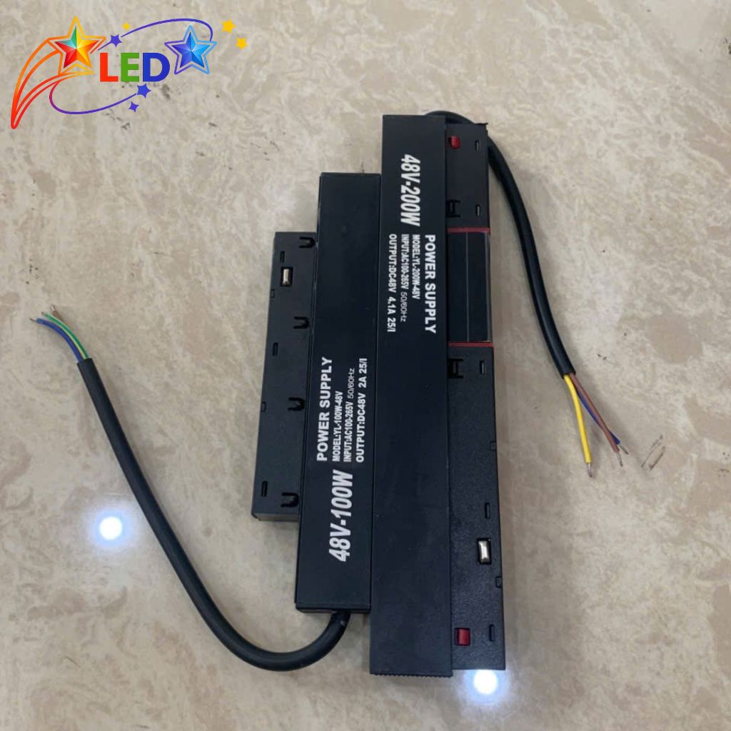 Bộ Nguồn Cho Thanh Ray Nam Châm 48V Công Suất 100W - 200W-300W | Hiệu Suất Ổn Định, An Toàn
