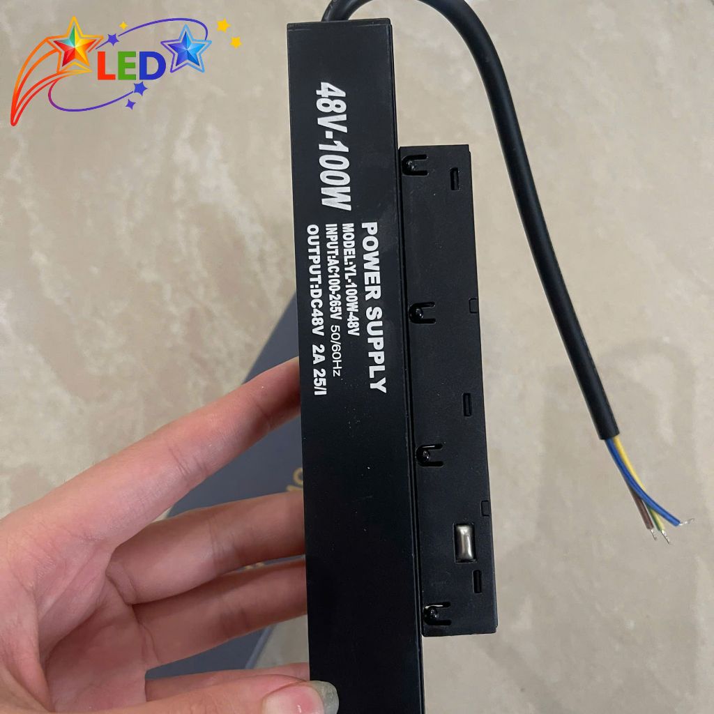 Bộ Nguồn Cho Thanh Ray Nam Châm 48V Công Suất 100W - 200W-300W | Hiệu Suất Ổn Định, An Toàn