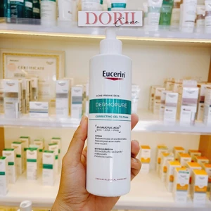 Gel rửa mặt cho da mụn Eucerin 3X Treatment Gel To Foam Cleanser 150ml