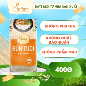 Bún Tươi Sấy Khô 400gr - Chính Hãng Nuffam - Thơm Ngon, Làm Hoàn Toàn Từ Gạo 400gr