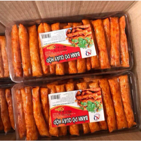Bánh Pò Quẩy Vừng, Bánh Pò Quẩy Ngọc Quỳnh Hộp 320G Thơm Giòn Ngon - Đồ Ăn Vặt