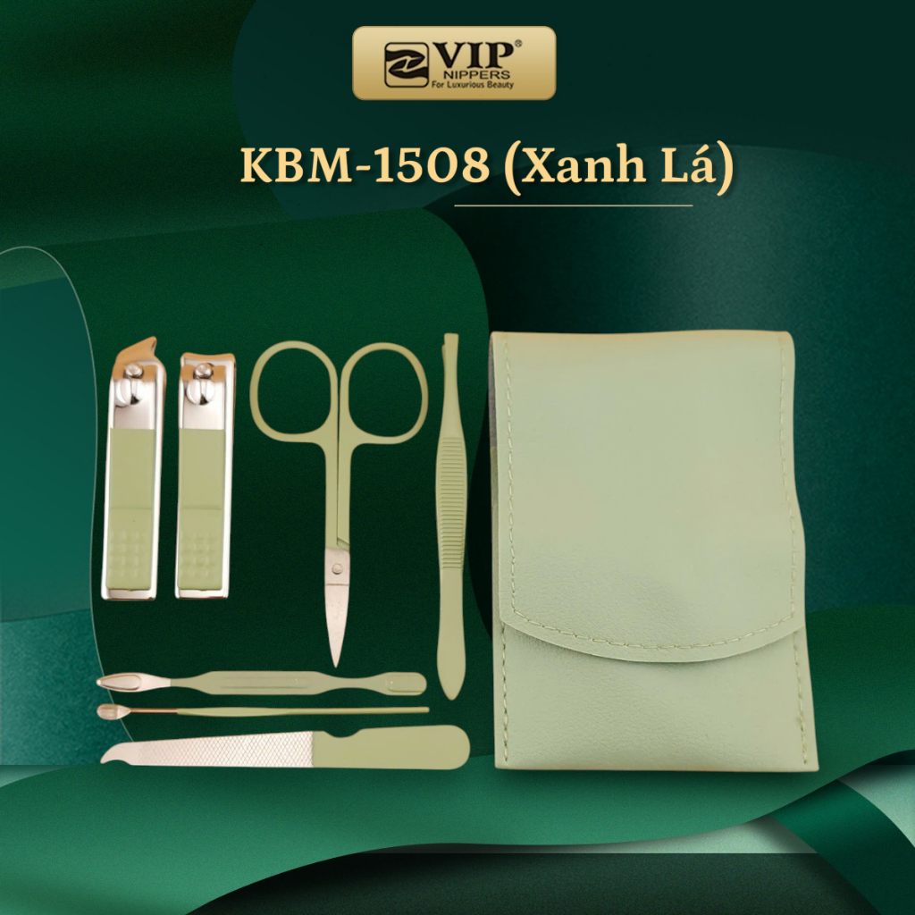Bộ Dụng Cụ Cá Nhân Mini 7 Món, Thép Không Rỉ, Tiện Lợi, Nhíp Cao Cấp
