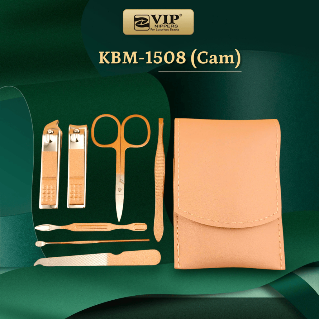 Bộ Dụng Cụ Cá Nhân Mini 7 Món, Thép Không Rỉ, Tiện Lợi, Nhíp Cao Cấp