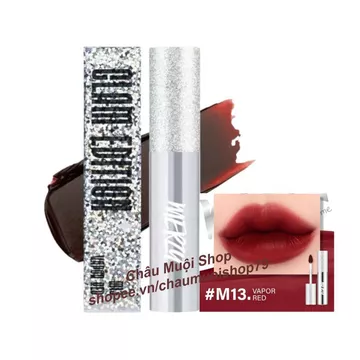 Son Kem Lì Merzy Bền Màu Lâu Trôi, Dưỡng Ẩm Cho Môi Tự Nhiên – M13- Đỏ Trầm -Hàn Quốc