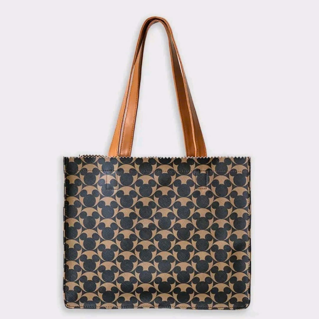 Túi Da In Hình Dễ Thương Hoạt Hình Disney Túi Da Micky Chống Thấm Nước Dễ Thương Gói Mua Sắm A978