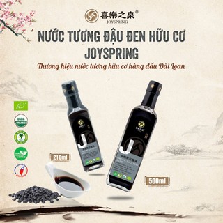 Nước Tương Đậu Đen Hữu Cơ JoySpring 210ml Tăng Vị Đậm Đà, Giúp Món Ăn Tròn Vị Hơn - Natural Market