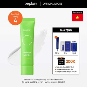 Kem chống nắng BEPLAIN Sunmuse Mineral vật lý nâng tone nhẹ nhàng SPF 50+ PA++++ 50ml