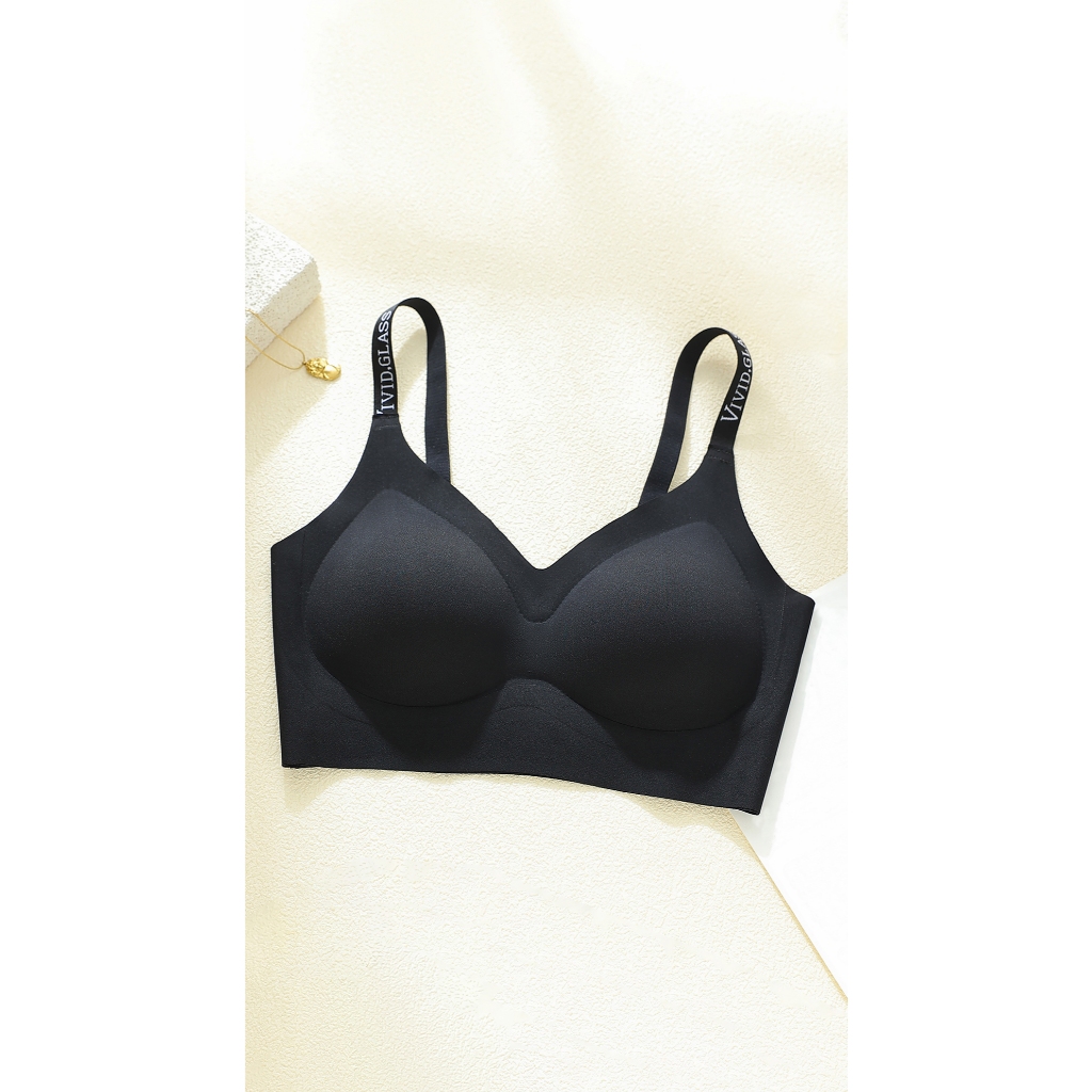 24# [HÀNG CAO CẤP ] Bigsize-Áo ngực chui đầu tàng hình, áo bra đúc su mút cố định, áo ngực su ko gọng bản to che mỡ lưng