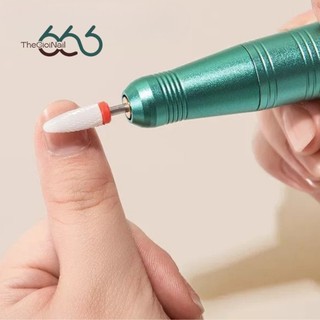 Đầu Mài Sứ Phá Gel Ceramic Nail Drill Bit – Tháo Gel, Làm Mịn, Xử Lý Viền Móng Êm Không Nóng Chính Hãng Thegioinail666