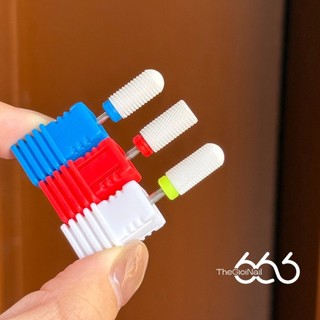 Đầu Mài Sứ Phá Gel Ceramic Nail Drill Bit – Tháo Gel, Làm Mịn, Xử Lý Viền Móng Êm Không Nóng Chính Hãng Thegioinail666