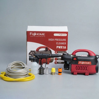 Máy rửa xe nhập khẩu FUJIHOME PWX1A mô tơ cảm từ - Áp lực nước 130bar - Bảo hành 18 tháng