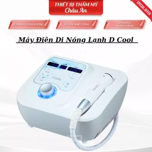 Máy Điện Di Skin Cool, Điện Di D-Cool Thiết Bị Chăm Sóc Da Không Xâm Lấn, Chế Độ Nóng Lạnh Chuyên Sâu Loại 1