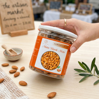 Hạnh Nhân Lõi Sấy Nguyên Vị 300g Giòn Bùi Tự Nhiên