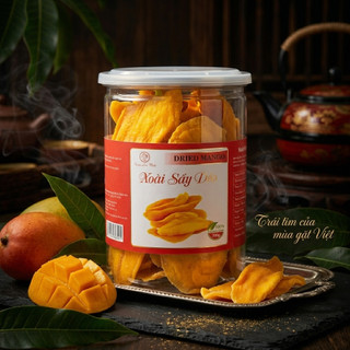 Xoài Sấy Dẻo 300g Chua Ngọt Tự Nhiên Dẻo Mềm