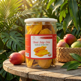 Xoài Sấy Dẻo 300g Chua Ngọt Tự Nhiên Dẻo Mềm