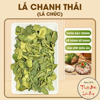 Lá chanh Thái sấy khô 100g, lá chúc nguyên lá, thơm sạch, gia vị nấu ăn - TBLãn ông