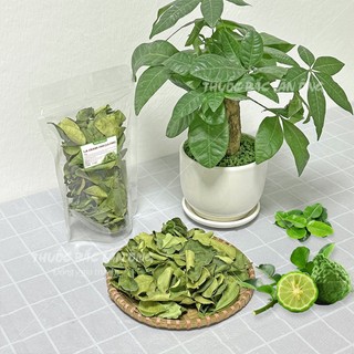 Lá chanh Thái sấy khô 100g, lá chúc nguyên lá, thơm sạch, gia vị nấu ăn - TBLãn ông