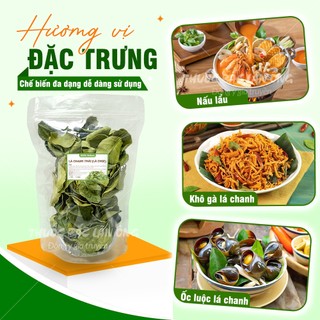 Lá chanh Thái sấy khô 100g, lá chúc nguyên lá, thơm sạch, gia vị nấu ăn - TBLãn ông