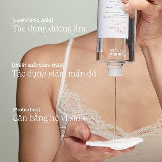 Nước Tẩy Trang Làm Sạch Nhẹ Nhàng Dành Cho Da Nhạy Cảm Sensilis Micellar Water [AR]