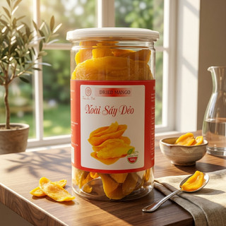 Xoài Sấy Dẻo 1Kg - Loại 1 Dẻo Ngon Tự Nhiên