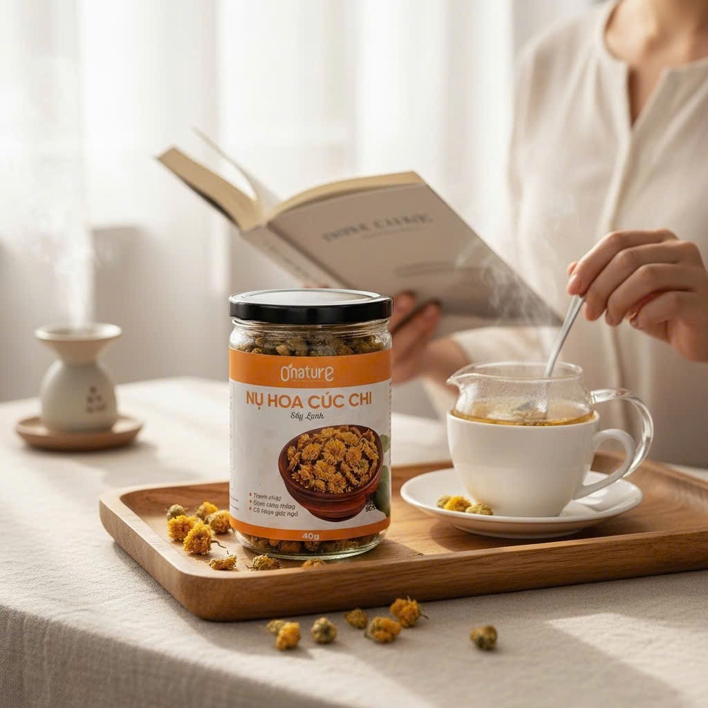 Nụ Hoa Cúc Chi Sấy Lạnh - O'Nature - Loại Cao Cấp