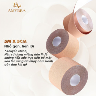 Băng Keo Dán Ngực Đa Năng, Miếng Dán Ngực Tạo Khe Nâng Ngực AMYBRA B05
