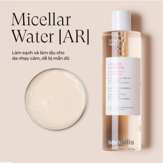 Nước Tẩy Trang Làm Sạch Nhẹ Nhàng Dành Cho Da Nhạy Cảm Sensilis Micellar Water [AR]