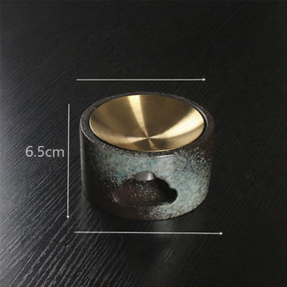 Lư Xông Gốm Sứ Mix Đĩa Đồng - Bộ Xông Thảo Dược Vỏ Cam Bồ Kết - Lư Xông Tinh Dầu Thư Giãn Khử Mùi Cao Cấp