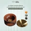 Lư Xông Trầm Hương Gốm Sứ Cao Cấp - Đĩa Đồng Nguyên Khối Xông Tinh Dầu Thảo Dược - Thanh Lọc Không Khí Mang Lại Vận Khí