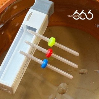 Đầu Mài Sứ Ceramic Tăm Khóe – Mũi Mài Khoé Bột Chống Nóng, Làm Sạch Viền Móng, Khóe Móng Chuẩn Máy 2.35mm Thegioinail666