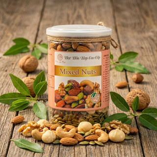 Mix 6 Loại Hạt Dinh Dưỡng 300g Cao Cấp Healthy Giòn Bùi Thơm Ngon
