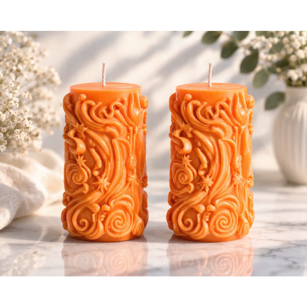 Nến Trụ Cao - nến cúng -dùng bàn thờ gia tiên - nơi thờ cúng - cháy lâu -không khói -an toàn sức khỏe | Hương Gấu