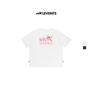 Áo Thun Levents Sakura Signature Logo Semi-Oversized Tee 100% Cotton T-shirt