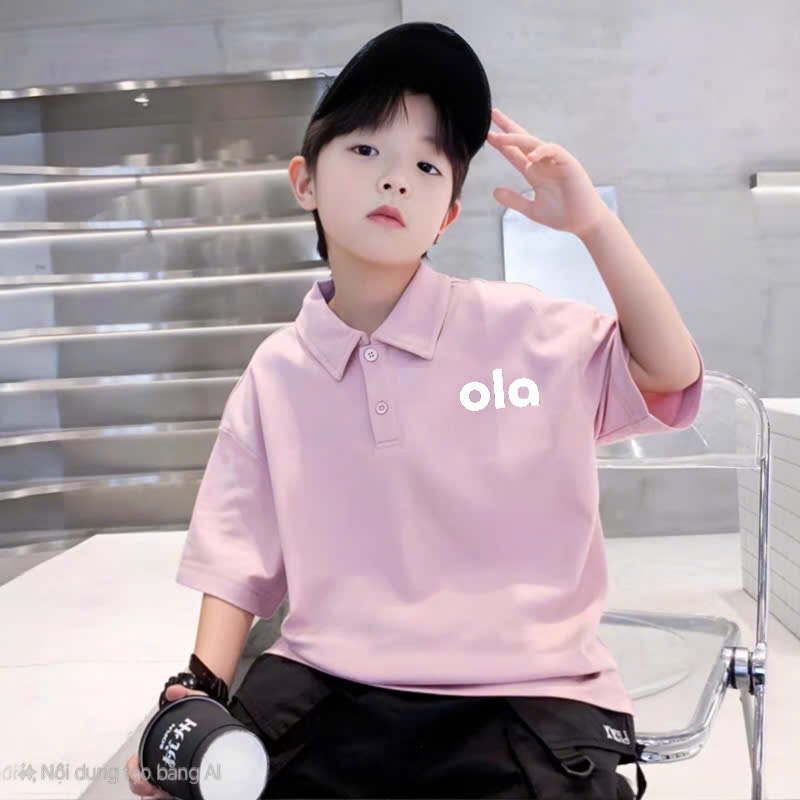 O LA ( COMBO 1-2-3 ) ÁO POLO BÉ TRAI SZ 14 - 43 KG CHẤT POLY CÁ XẤU ÁO BÉ TRAI MÙA HÈ