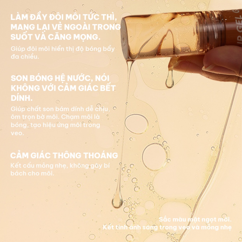 Son bóng mật ong Syrup INTO YOU căng mọng, không bết dính 2.4g