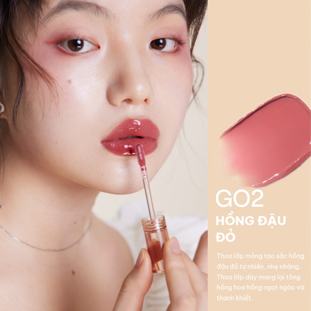 Son bóng mật ong Syrup INTO YOU căng mọng, không bết dính 2.4g